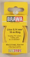 Brawa 3101 Litze 0,14 mm², gelb