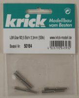 Krick 50164 Löthülse M2,5 Bohr 2,3mm (5Stk)