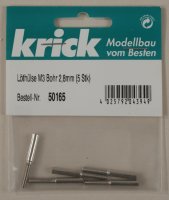 Krick 50165 Löthülse M3 Bohr 2,8mm (5 Stk)