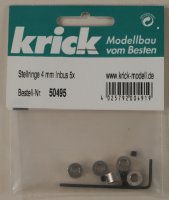 Krick 50495 Stellringe 4 mm Innensechskant 5x