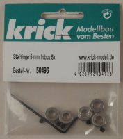 Krick 50496 Stellringe 5 mm Innensechskant 5x