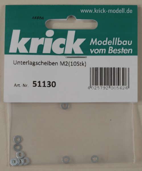 Krick 51130 Unterlagscheiben M2(10Stk)