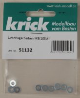 Krick 51132 Unterlagscheiben M3(10Stk)