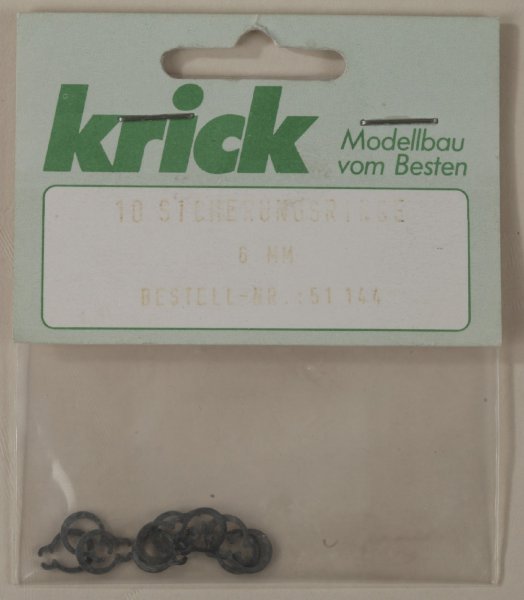 Krick 51144 Sicherungsringe 6mm(10Stk)
