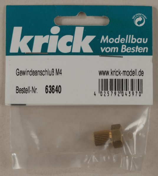 Krick 63640 Gewindeanschluss M4