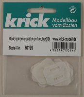 Krick 70199 Ruderscharnierplättchen klebbar(10)