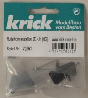 Krick 70251 Ruderhorn einstellbar Ø3×24 (VE2)