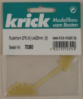 Krick 70380 Ruderhorn GFK 24/L4xØ1,5mm  (2)