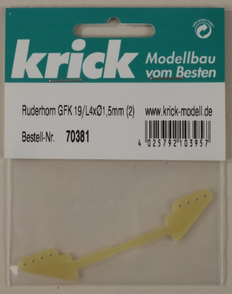Krick 70381 Ruderhorn GFK 19/L4xØ1,5mm (2)
