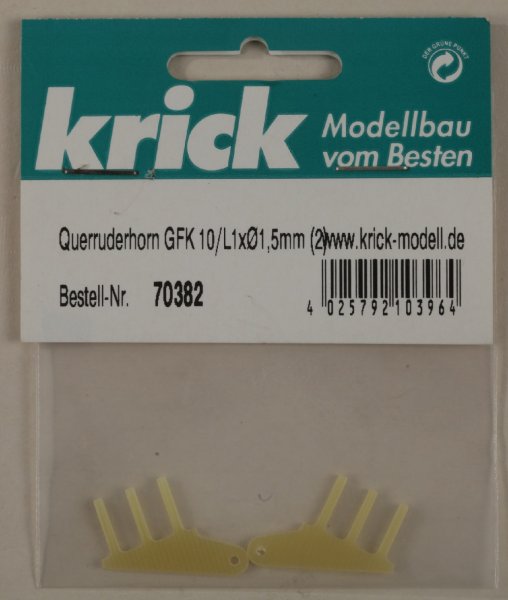 Querruderhorn GFK 10/L1xØ1,5mm (2)