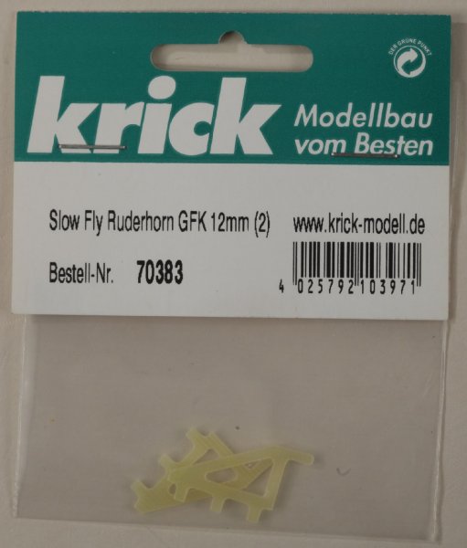 Krick 70383 Slow Fly Ruderhorn GFK 12mm (2)