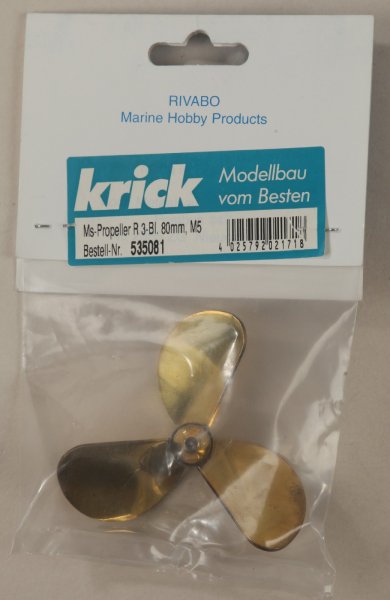 Ms-Propeller R 3-Bl. 80mm, M5