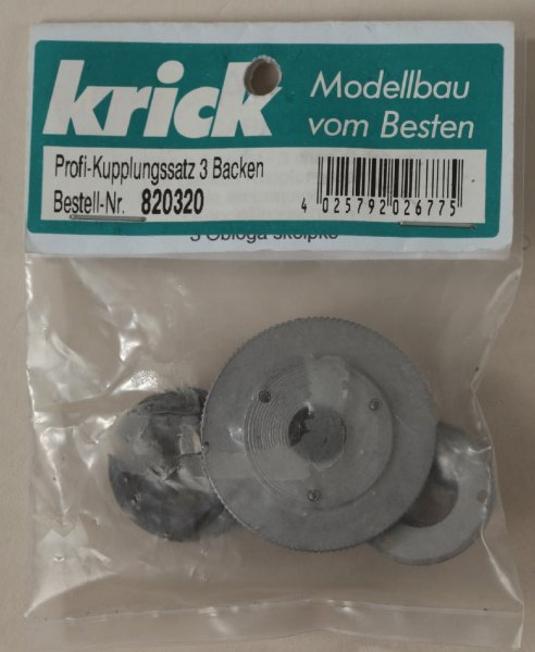 Krick 820320 Profi-Kupplungssatz 3 Backen