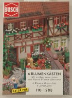 Busch 1208 Blumenkasten-Set H0