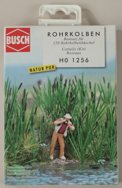 Busch 1256 Gräser/Rohrkolben H0