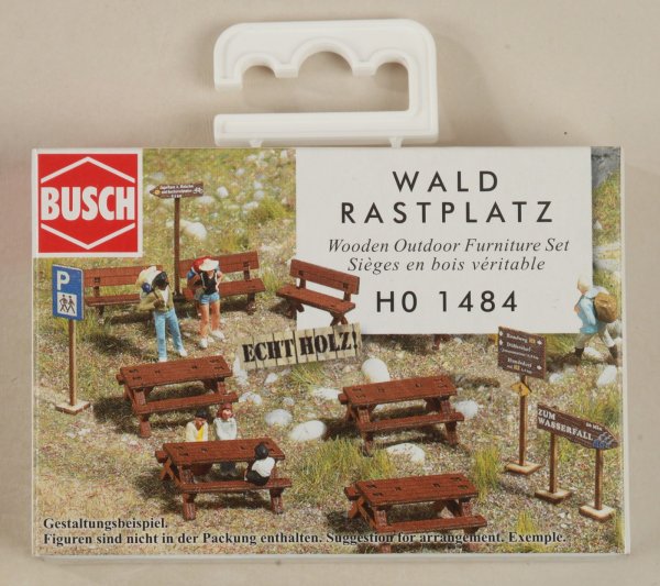 Busch 1484 Wald-Sitzgarnitur H0