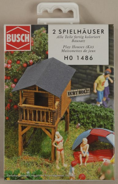 Busch 1486 Spielhäuser H0