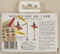 Busch 1488 Holzwegweiser H0               1/87