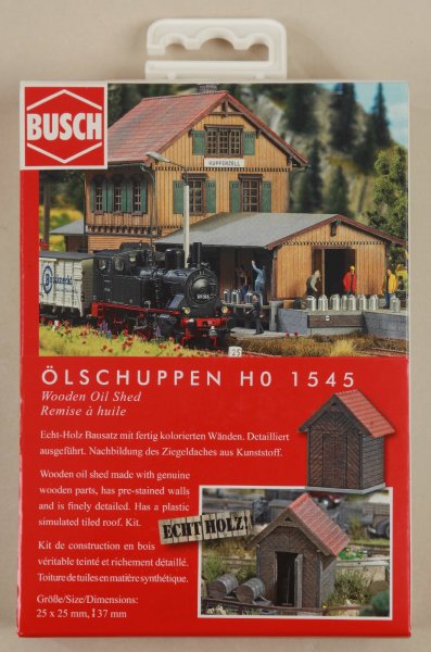 Busch 1545 Ölschuppen H0