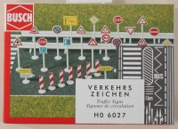 Busch 6027 Verkehrszeichen H0