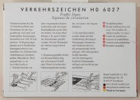 Busch 6027 Verkehrszeichen H0