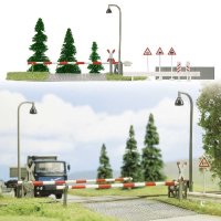 Busch 6040 Motiv-Set »Bahnübergang« H0