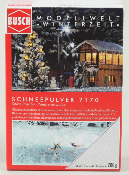 Busch 7170 Schneepulver »Wintertraum«