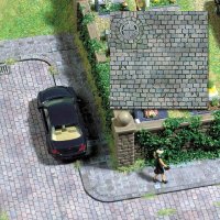 Busch 7417 Dekopl. Katzenkopfpflaster H0