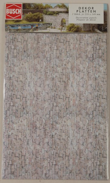Busch 7423 Dekopl. Sandstein H0