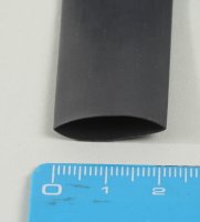 Schrumpfschlauch flach schwarz 12,7 mm breit
