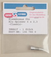 Simprop 1067800 Klemmkonus f. Alu Spinner 6x2,3 mm