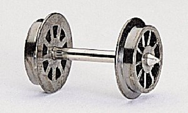 Fleischmann 6562 Speichen-Radsatz 23,5 mm un. isoliert