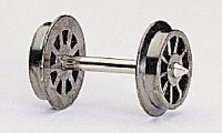 Fleischmann 6562 Speichen-Radsatz 23,5 mm un. isoliert
