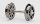 Fleischmann 6562 Speichen-Radsatz 23,5 mm un. isoliert