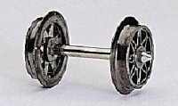Fleischmann 6563 Doppelspeichen-Radsatz 24 mm un. isoliert