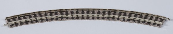 Gleis gebogen Radius 1 = 192 mm 45°