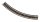 Fleischmann 9120 Gleis gebogen Radius 1 = 192 mm 45°