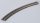 Gleis gebogen Radius 1 = 192 mm 45°