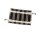 Gleis gebogen Radius 1 = 192 mm 7,5°