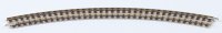 Gleis gebogen Radius 2 = 225,6 mm 45°