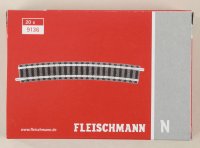Fleischmann 9136 Gleis gebogen Radius 4 = 430 mm 15°