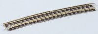 Gleis gebogen Radius 4 = 430 mm 15°