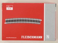 Gleis gebogen Radius 4 = 430 mm 15°
