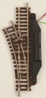 Elektro-Weiche 24° 104,2 mm links