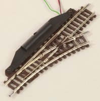 Elektro-Weiche 24° 104,2 mm rechts