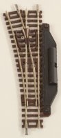 Hand-Weiche 15° 112,6 mm links