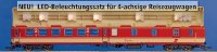 LED Universal-Beleuchtungssatz f. 4 achsige Wagen