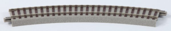 Gebogenes Gleis R2 358 mm 30°